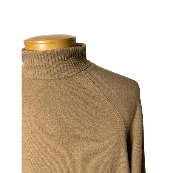 1950s mens cashmere turtleneck sweater by Lord & Taylor Size L - Picture 2 of 6